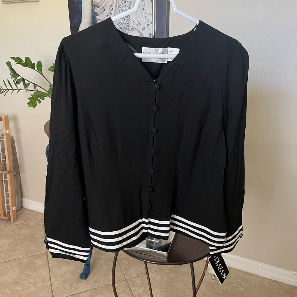 NWT Vintage 90’s Plaza South Button Down Top - 12